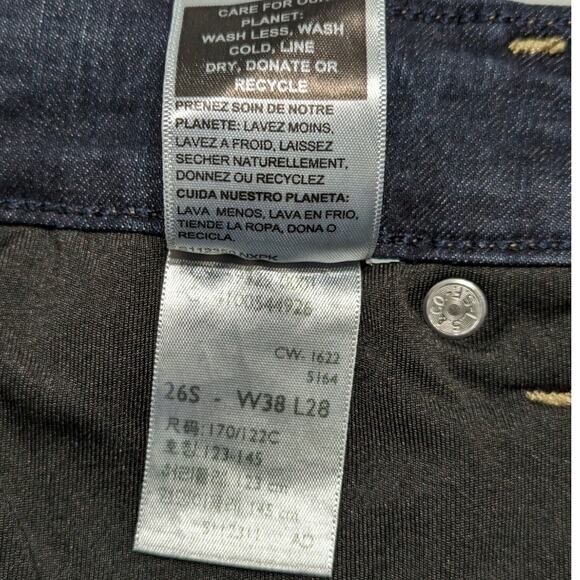 Levi Strauss Signature Gold Jeans Women's W38 x L28 Shaping High Rise Skinny New - Picture 6 of 12